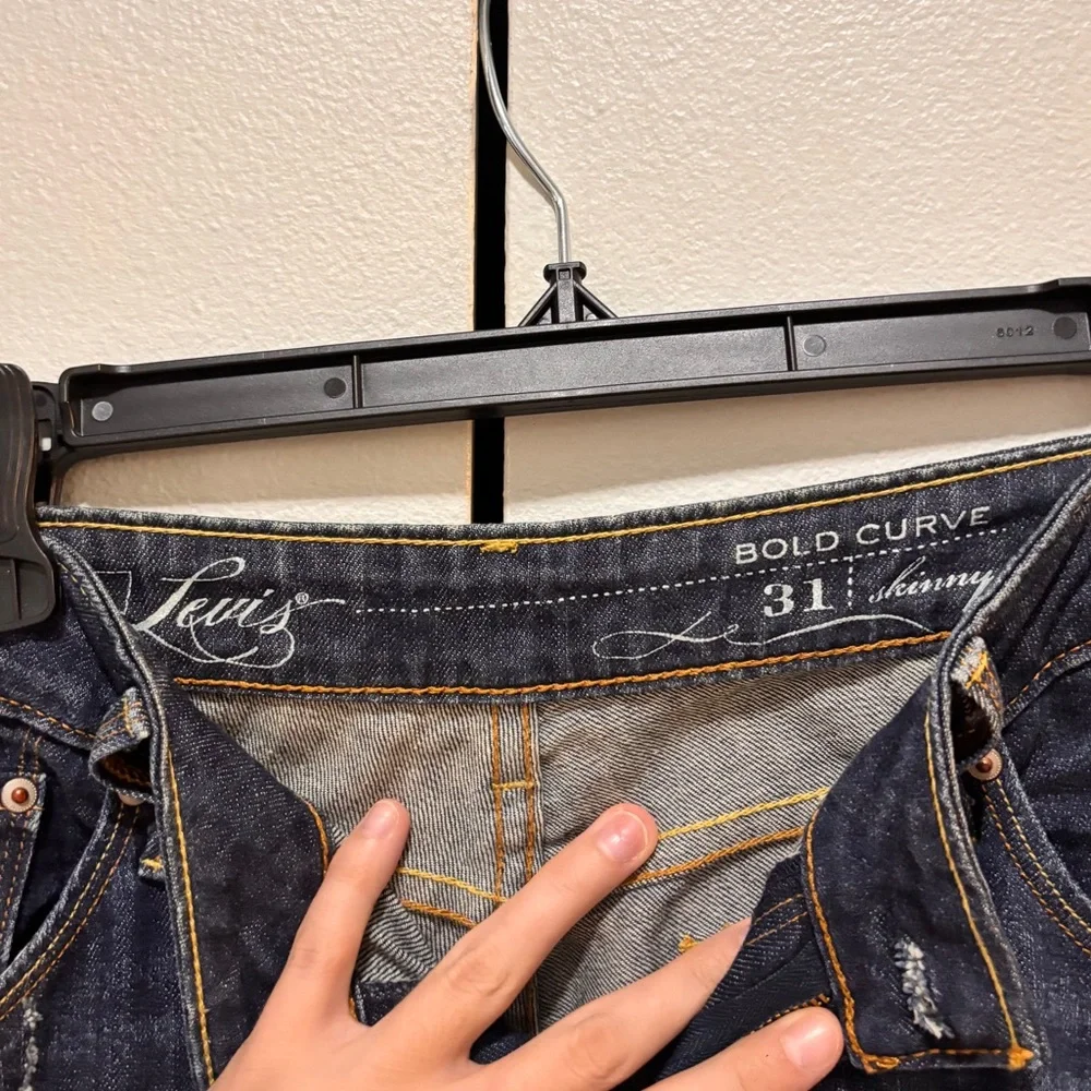 Levi’s Bold Curve Revel Skinny Jeans 31 Dark Wash Curvy Fit Stretch Denim